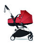 Babyzen YOYO2 Stroller White Frame with Red Bassinet image number 3